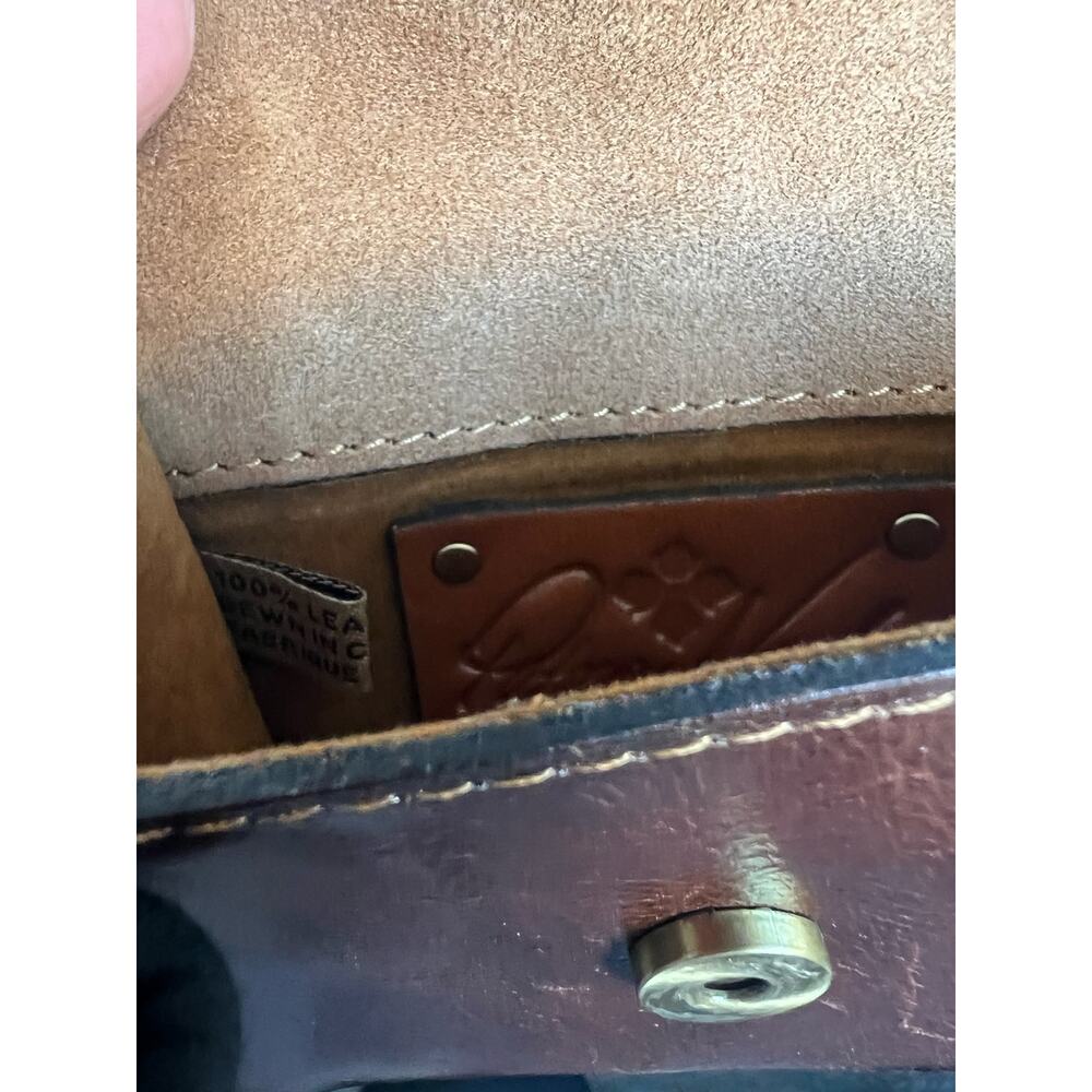 NEW Patricia Nash Brown‎ Leather Mini TORRI Key Fob Wallet Clutch - Picture 8 of 9